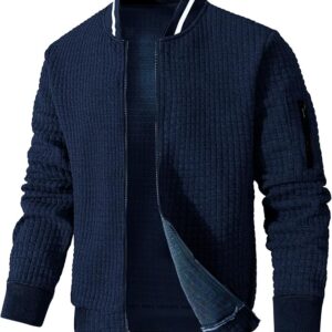 Mens Lightweight Jacket Casual Bomber Jacket Varsity Coat